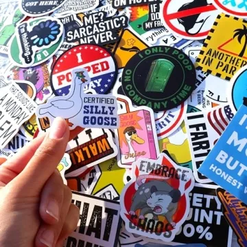 Funny Waterproof Meme Stickers Pack - 200 Pcs