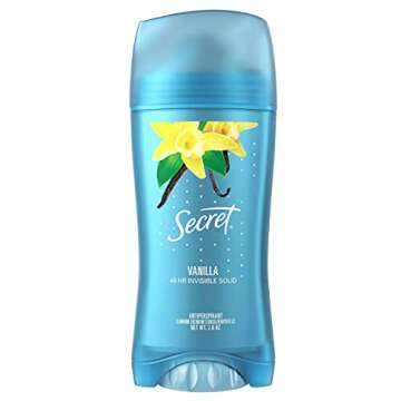 Secret Scent Expressions Antiperspirant Deodorant Invisible Solid, Va Va Vanilla, 2.6 Ounce (Pack of...