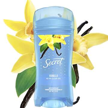 Secret Scent Expressions Antiperspirant Deodorant Invisible Solid, Va Va Vanilla, 2.6 Ounce (Pack of 2)
