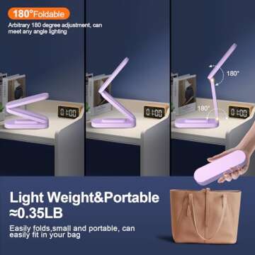 Giryuhd Portable Rechargeable LED Desk Lamp
