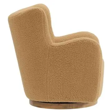 Modway Montrose Swivel Accent Chair – Cozy Sherpa Design