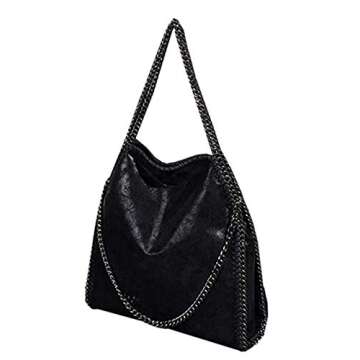 JOTHIN Large Crossbody Bags Women Tote Bag with Chain
