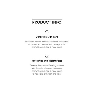 Missha Super Aqua Snail Cleansing Foam 100ml Refreshing Cleanser