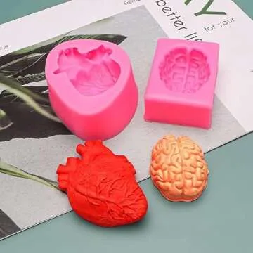 Organ Shape Silicone Mold Set for Candles and Crafts