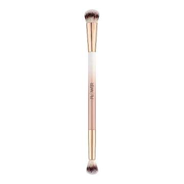 FLOWER BEAUTY Makeup Brushes | Dual Ended Eyeshadow Brush For Even & Precise Blending | Soft Washabl...