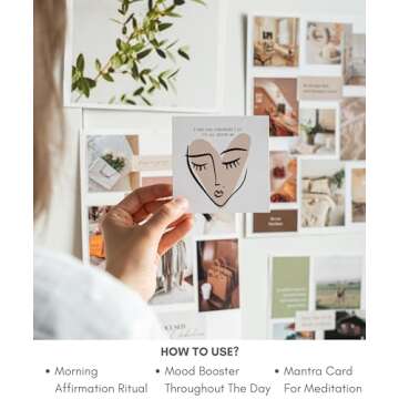 Lamare Positive Affirmation Cards for Women - Meditation Cards and Daily Affirmations for Women I 40...