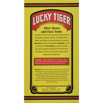 Lucky Tiger After Shave and Face Tonic - Refresh and Revitalize your Skin