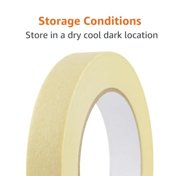 Amazon Basics Masking Tape 3 Rolls 0.7 Inch Versatile