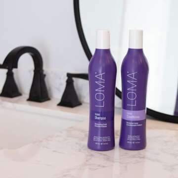 Loma Hair Care Violet Shampoo Violet Conditioner Duo, 12 Fl Oz , 2 Count (Pack of 1)