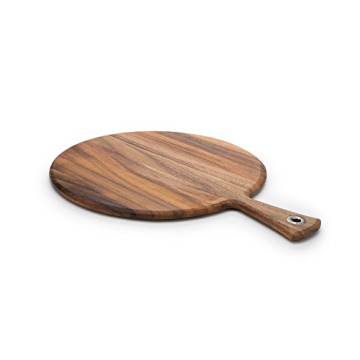 Ironwood Gourmet Round Provencale Paddle - Unique Acacia Wood Serving Tray