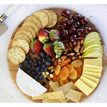 Gourmet Acacia Wood Serving Tray - Stunning Design