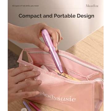 MelodySusie PC120B Portable Electric Nail Drill Professional Kit