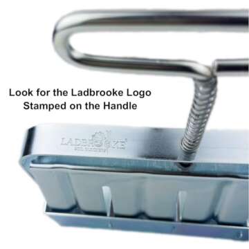 Ladbrooke Authentic Soil Block Maker Mini 4 Hand Held - Most Popular Soil Blocking Tool, Made in England