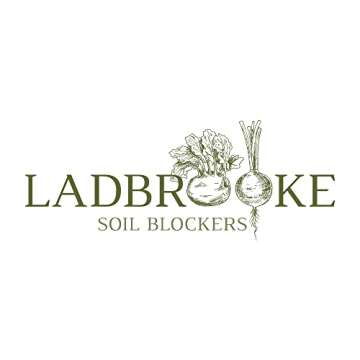Ladbrooke Authentic Soil Block Maker Mini 4 Hand Held - Most Popular Soil Blocking Tool, Made in England