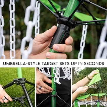 Franklin Disc Golf Basket Set - Portable Fun for All