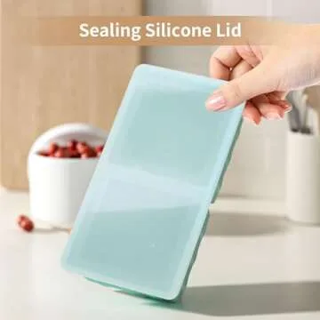 Silicone Freezer Tray for Soup Ice Cubes | Meal Prep Must-Have