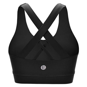 RUNNING GIRL Criss-Cross Sports Bra for Women