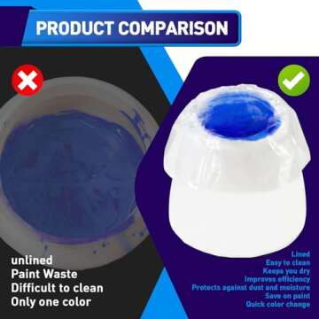 50 Pcs Paint Sprayer Bags for Easy Cleanup and Use