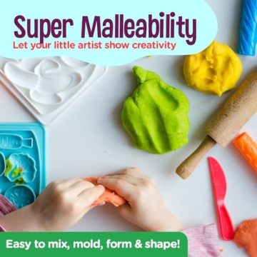 Hygloss Dazzlin’ Modeling Dough – Non-Toxic 3lbs for Kids