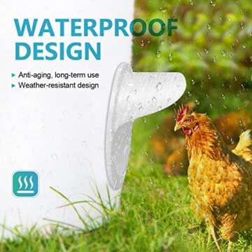 Hugshine Chicken Feeder - Weatherproof & Waste-Reducing Kit