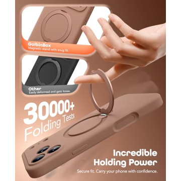 GolbinBox iPhone 17 Pro Max Case with 360° Stand