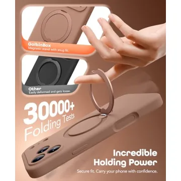 GolbinBox iPhone 17 Pro Max Case with 360° Stand