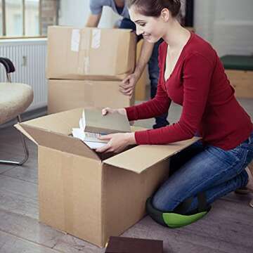 WORKPRO Garden Knee Pads For Unisex-Adult, Flooring Kneepads with Foam Padding, Comfortable Kneeling Cushion for Gardening, House Cleaning, Construction Work, 7.87"*6.75"*3"