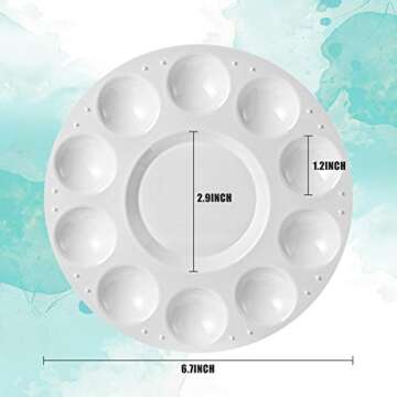 Paint Tray Palettes - 18 Pcs for Art & DIY Projects