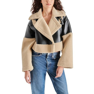 Steve Madden Women's Alaina Coat - Stylish Black Outerwear