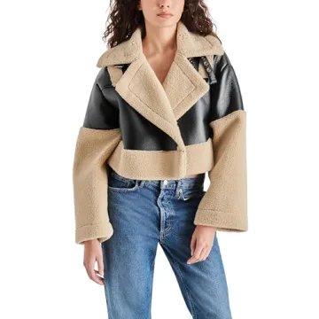 Steve Madden Women's Alaina Coat - Stylish Black Outerwear