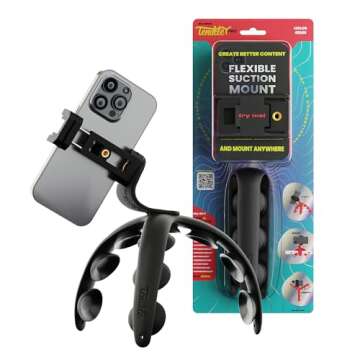 Tenikle® PRO - Flexible Tentacle Tripod for Mobile Phone and Action Camera GoPro, Insta360, DJI Osm...
