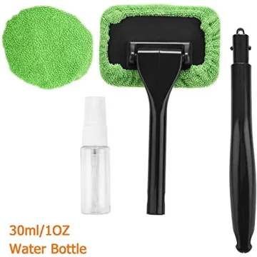 XINDELL Windshield Cleaner with Detachable Handle & Microfiber Pads