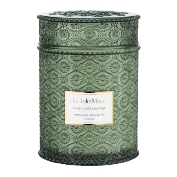 La Jolie Muse Eucalyptus Alpine Sage Scented Candle 19oz