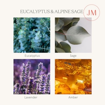 La Jolie Muse Eucalyptus Alpine Sage Scented Candle 19oz