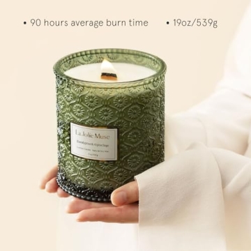 La Jolie Muse Eucalyptus Alpine Sage Scented Candle 19oz
