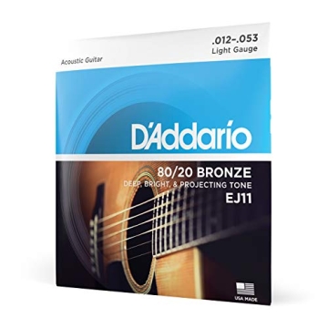 D'Addario EJ11 Acoustic Guitar Strings 80/20 Bronze
