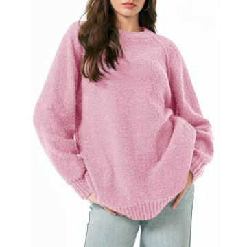 Trendy Saodimallsu Women’s Oversized Fuzzy Sweater