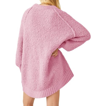 Trendy Saodimallsu Women’s Oversized Fuzzy Sweater