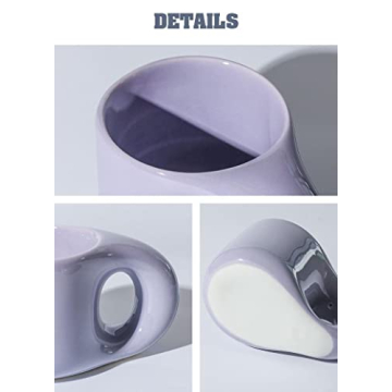 Unique Gifts for Women – Novelty Ceramic Coffee Purple Mug/Cup 11oz – Womens Gifts Ideas for Birthday – House Warming Presents/Christmas Gift for Couple, Wife, Mom, Best Friends, Female, Coworker