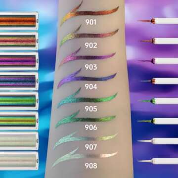 Charmacy Multichrome Eyeliner Liquid Liner Glitter Waterproof Intense Color