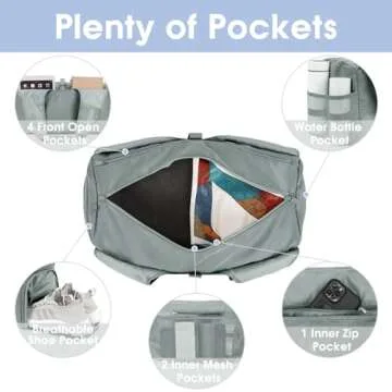 Stylish Sportsnew Yoga Gym Bag for Women with Compartments