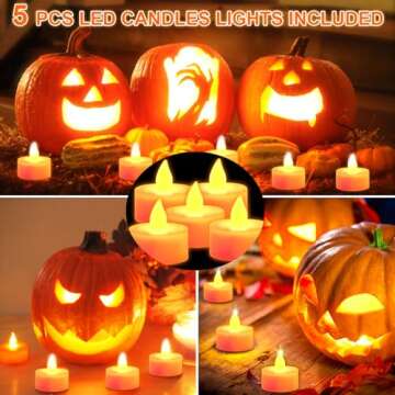 15-Piece Durable Pumpkin Carving Kit for Adults & Kids
