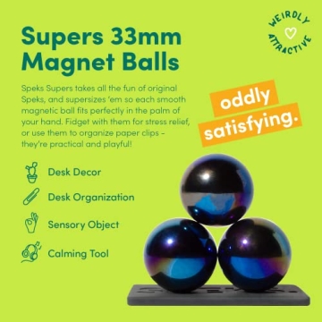 Speks Supers Magnetic Balls - Engaging Fidget Toy for Work