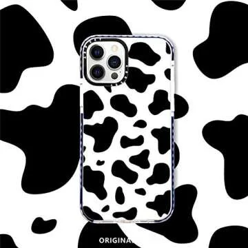 Abbery Cow Print iPhone 12/12 Pro Case for Cute Protection