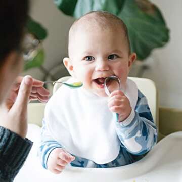 green sprouts Stay-dry Baby Bibs (10 pack) Waterproof protection, Adjustable hook-&-loop closure, Machine washable
