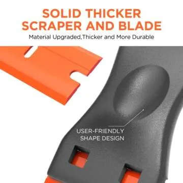 Plastic Razor Blades Scraper Tool - Safe & Effective 2 Pack