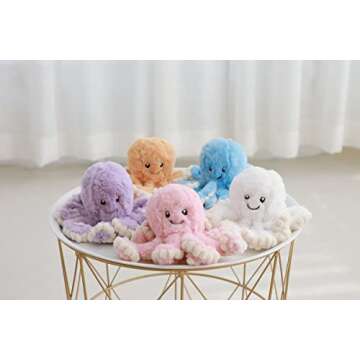TONGSONG Cute Cartoon Octopus Plush Toy for All Ages