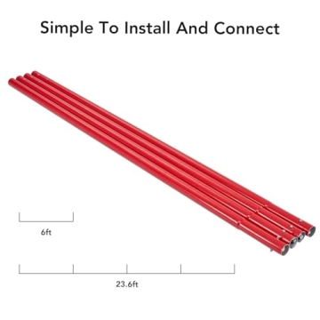 PioneerWorks 48x8" Concrete Bull Float for Efficient Finishing