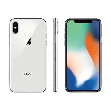 Apple iPhone X 64GB on Simple Mobile Prepaid - Silver