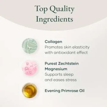 Glow Botanica - Magnesium Lotion with Collagen - Magnesium Cream - Bedtime Routine Sleep Lotion - The Highest Concentration of Genuine Zechstein Magnesium Chloride - 5.3Oz